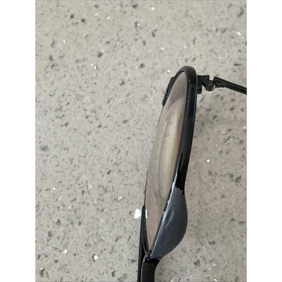 Marchon Japan MOD-CFG-18 COL.10 57-13-135 Black Aviator Eyeglasses Frames ONLY - Picture 9 of 11